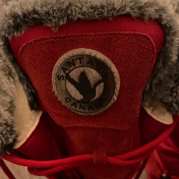 Santana Canada Shoes - Santana Canada women’s boots size 10 Red.